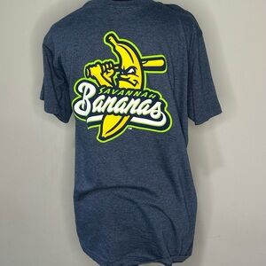 Tultex Navy Blue Savannah Bananas Graphic Tee